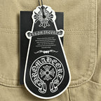 Pantalón Chrome Hearts cuero cruz con estampado de cargo jeans - Estilo C CALIDAD ORIGINAL
