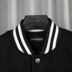 Chaqueta Chrome Hearts Estilo Béisbol SS26 Pasarela Bordado Pesado CALIDAD ORIGINAL