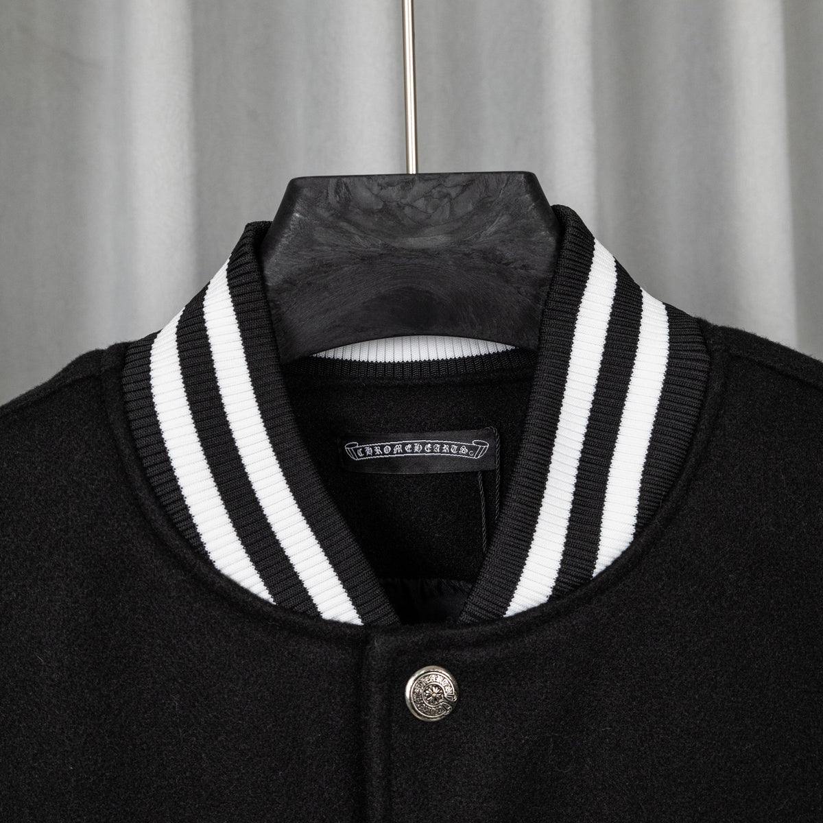Chaqueta Chrome Hearts Estilo Béisbol SS26 Pasarela Bordado Pesado CALIDAD ORIGINAL