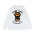Polera Manga Larga Chrome Hearts 003005 Bape Milo Monkey colaboración estampado cuello redondo manga larga CALIDAD ORIGINAL