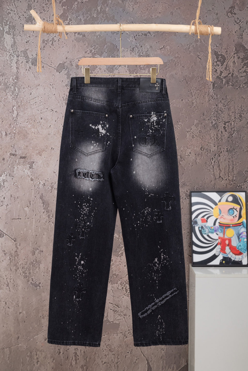 Pantalón Chrome Hearts #498323 CALIDAD ORIGINAL