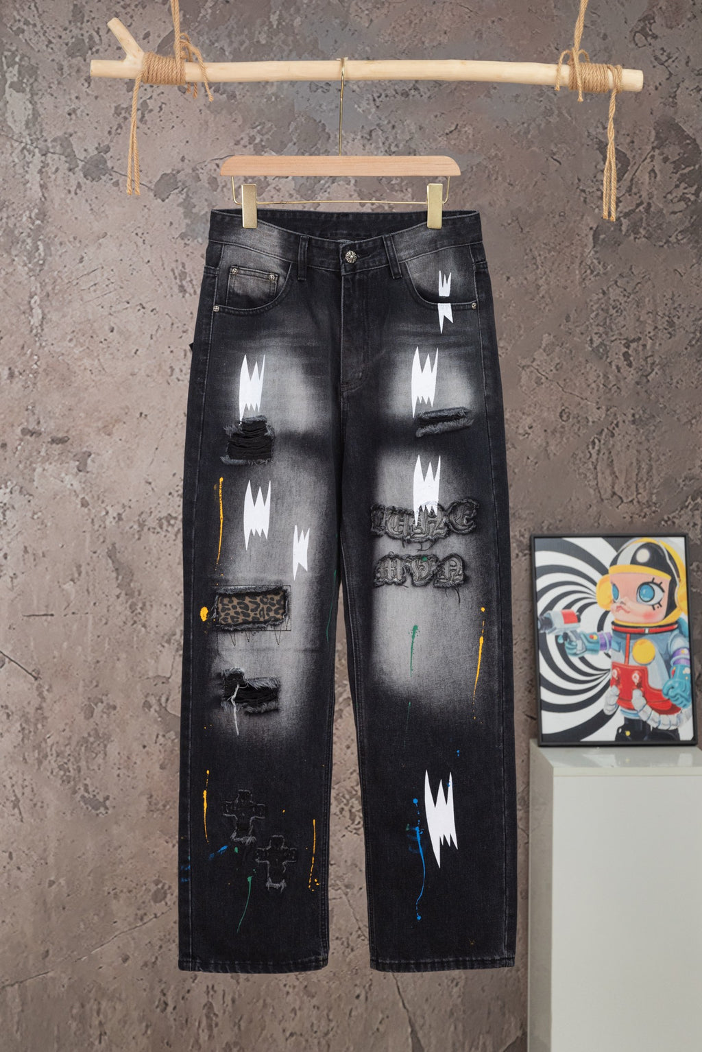Pantalón Chrome Hearts #498335 CALIDAD ORIGINAL