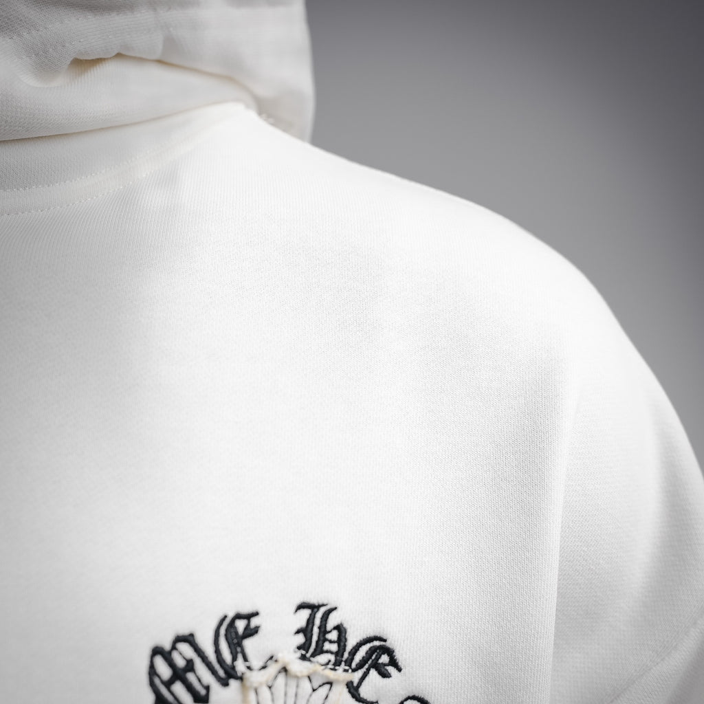 Sudadera Chrome Hearts 26SS perla cruz bordado con capucha - Estilo B CALIDAD ORIGINAL
