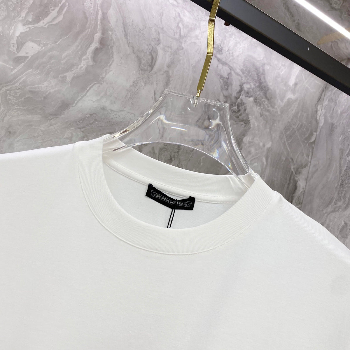 Polera Chrome Hearts 26SS verano nuevo cuello redondo manga corta polera - Estilo D CALIDAD ORIGINAL