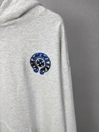 Sudadera Chrome Hearts 2026 nuevo degradé Toothbrush bordado herradura logo Washed y desgastado para pareja con capucha CALIDAD ORIGINAL