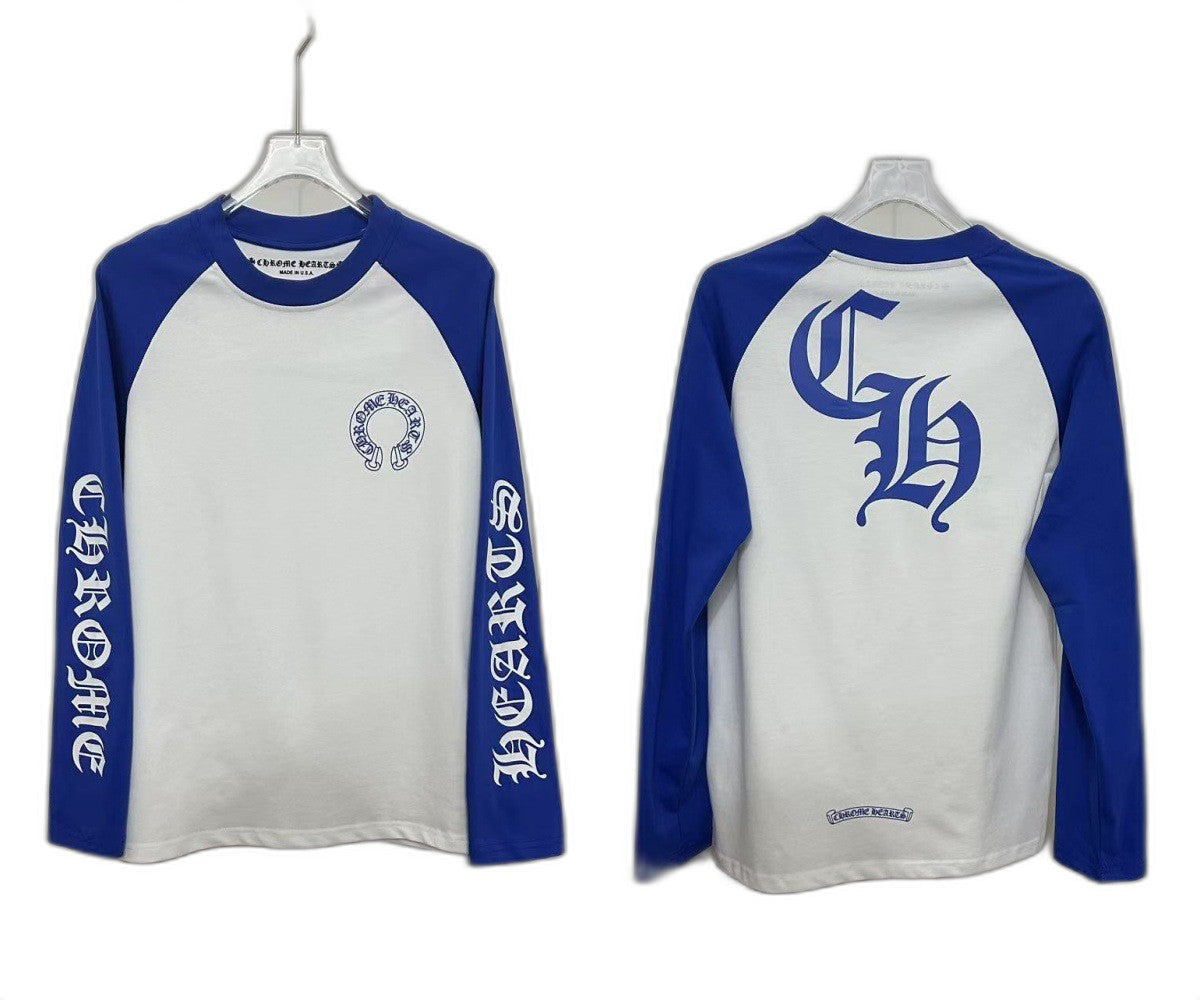 Chrome Hearts Monograma Raglán - Blanco/Azul - CALIDAD ORIGINAL
