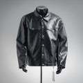 Chaqueta de Cuero Chrome Hearts Bordado Grande CALIDAD ORIGINAL