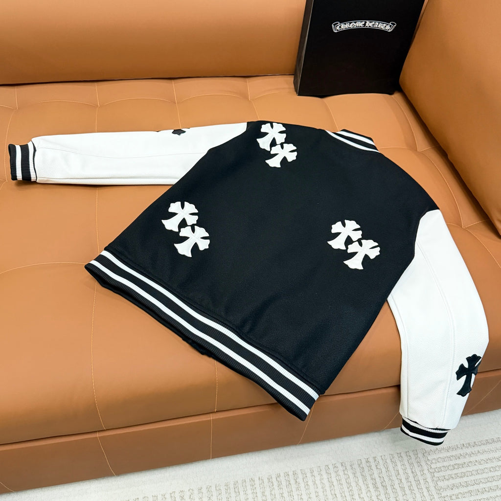 Chaqueta Chrome Hearts CH️ estilo béisbol chaqueta - Estilo C CALIDAD ORIGINAL