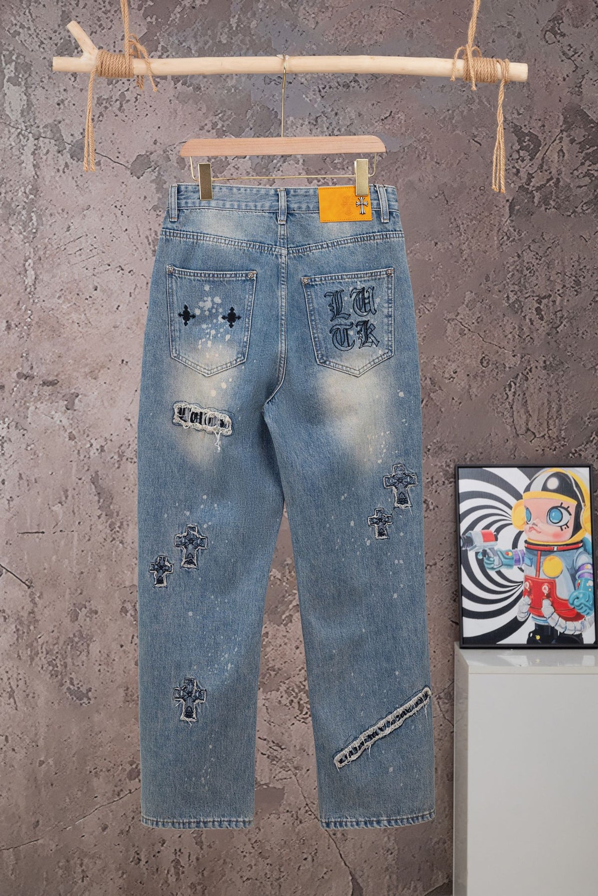 Pantalón Chrome Hearts #498322 CALIDAD ORIGINAL