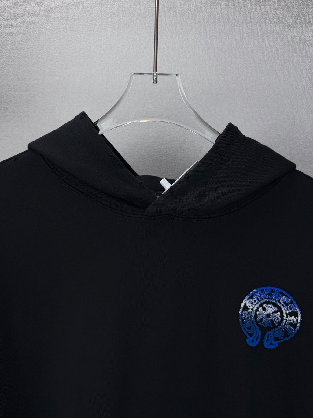 Sudadera Chrome Hearts 2026 nuevo degradé Toothbrush bordado herradura logo Washed y desgastado para pareja con capucha - Estilo B CALIDAD ORIGINAL