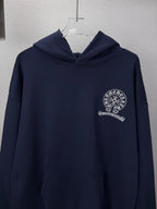 Sudadera Chrome Hearts 2026 nuevo bordado herradura logo Washed y desgastado para pareja sudadera con capucha CALIDAD ORIGINAL