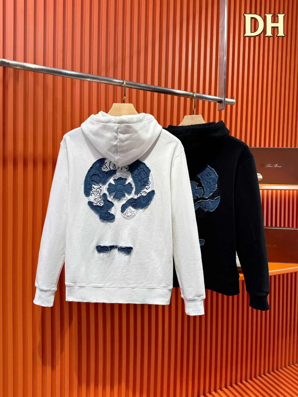 Sudadera Chrome Hearts CH Cruz Corte Ligeramente Holgado CALIDAD ORIGINAL