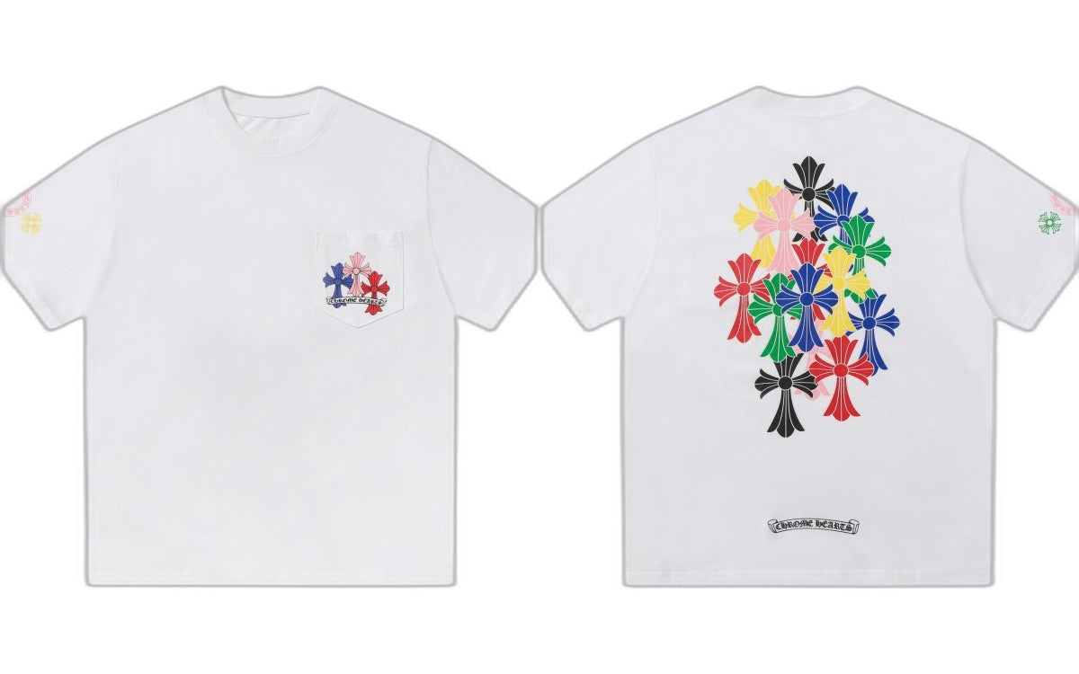 Chrome Hearts Floral Multicolor - Blanco - CALIDAD ORIGINAL