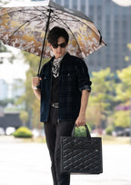 Chaqueta Burberry 25Fw pana a cuadros CALIDAD ORIGINAL