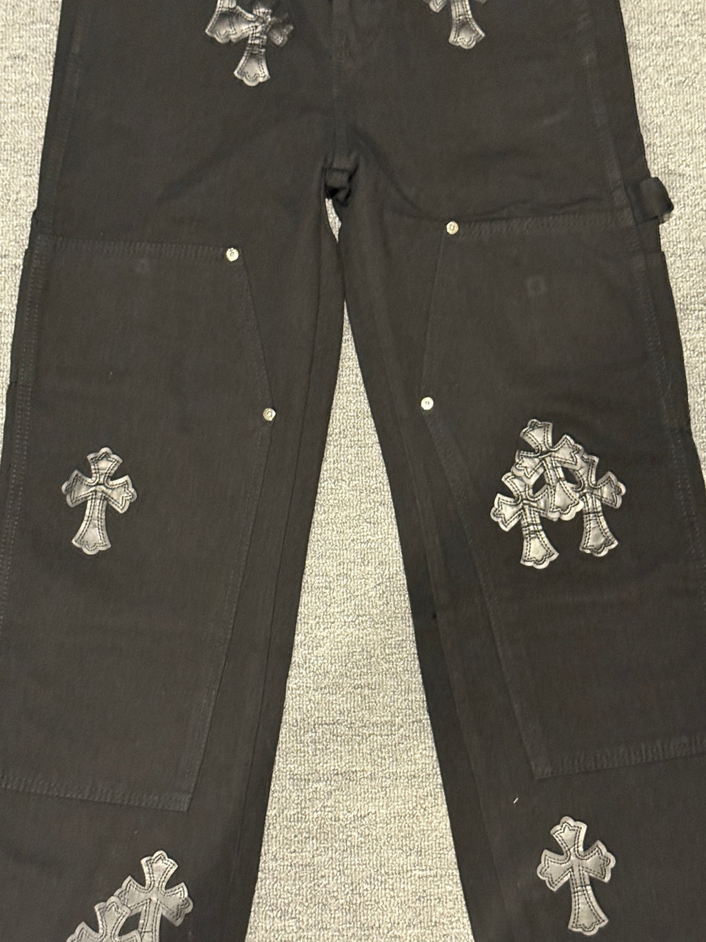 Pantalón Chrome Hearts cruz con estampado de jeans/ pantalón CALIDAD ORIGINAL
