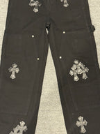 Pantalón Chrome Hearts cruz con estampado de jeans/ pantalón CALIDAD ORIGINAL