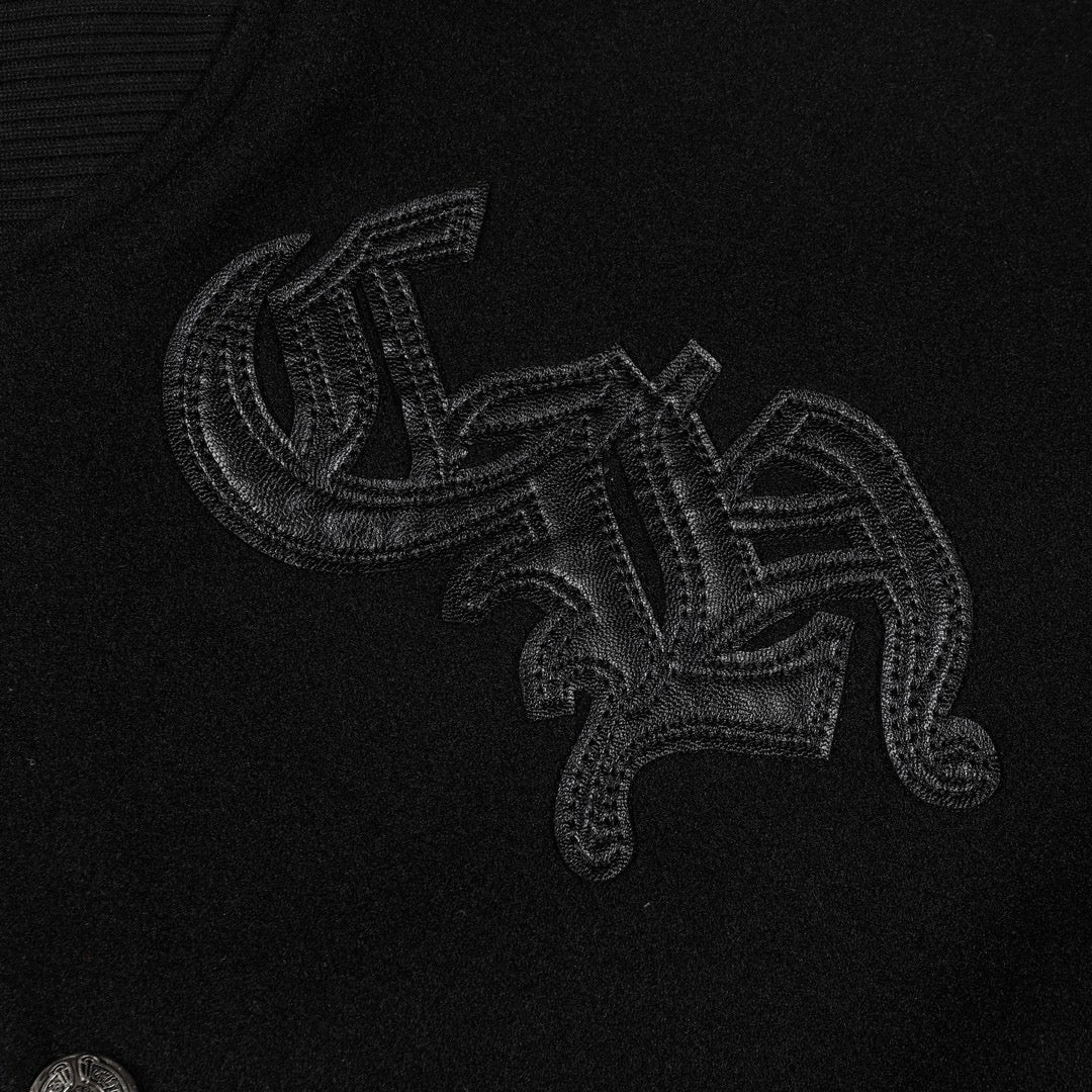 Chaqueta Chrome Hearts CH️ 2024 primavera/verano de pasarela estilo béisbol chaqueta CALIDAD ORIGINAL