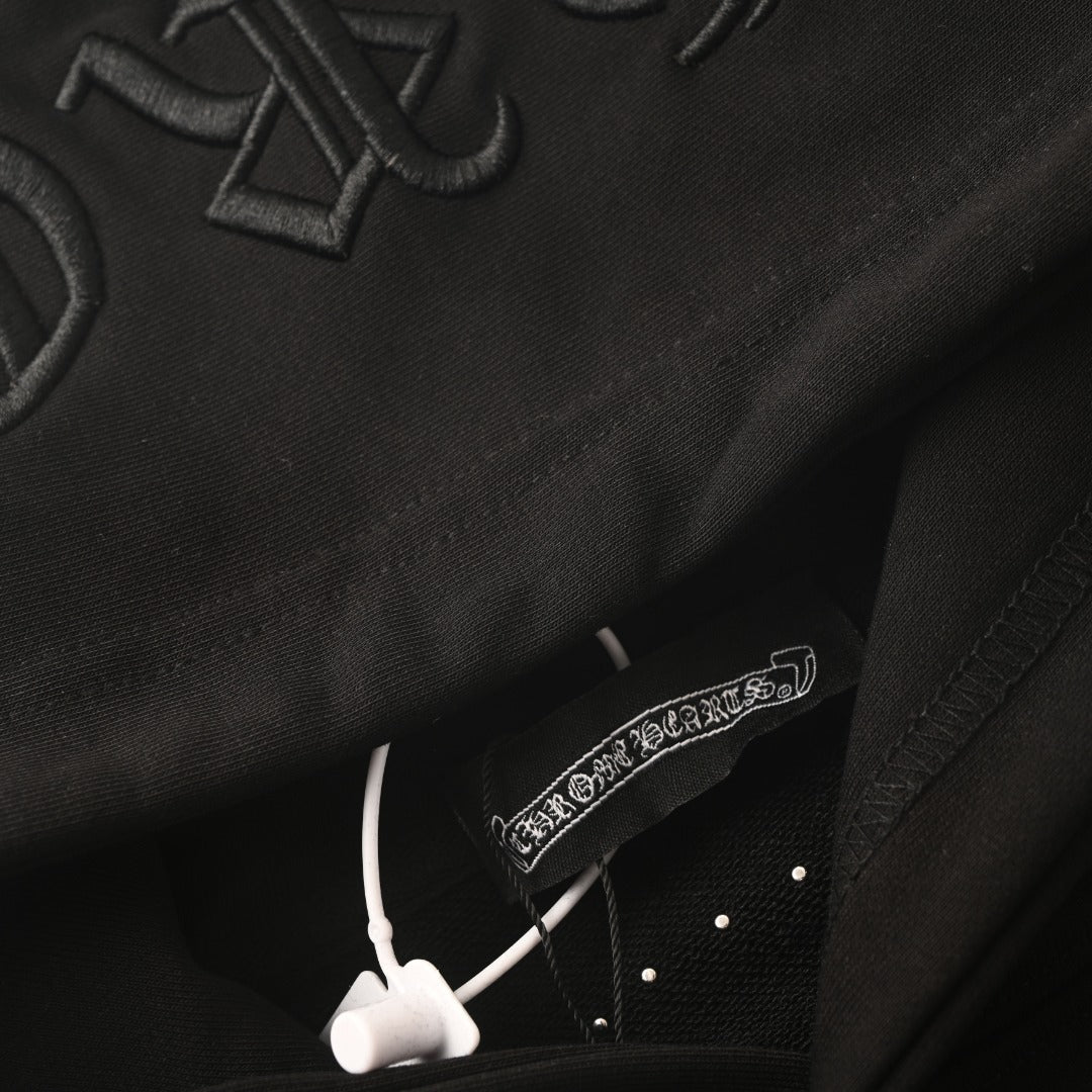 Sudadera Chrome Hearts perla cruz bordado sudadera con capucha - Estilo B CALIDAD ORIGINAL
