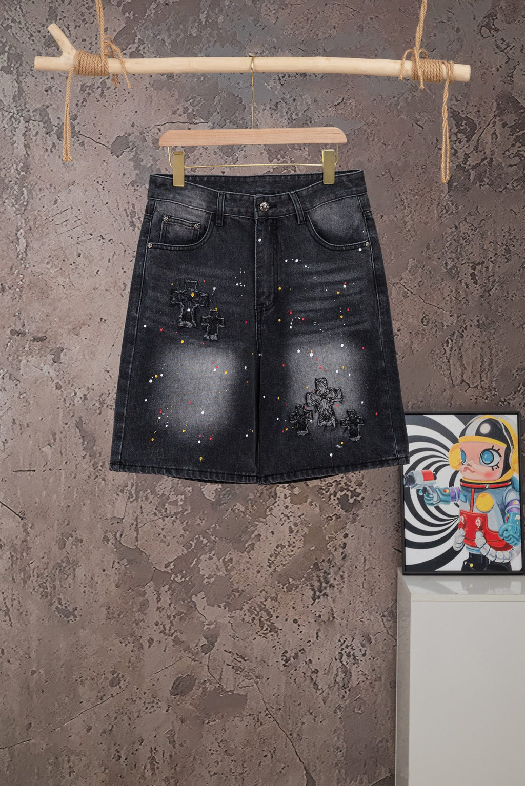 Pantalón Chrome Hearts #498300 CALIDAD ORIGINAL