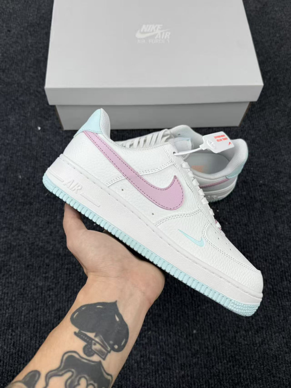 Air Force One - polvo azul blanco
