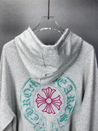 Sudadera Chrome Hearts 2026 nuevo bordado herradura logo Washed y desgastado para pareja con capucha CALIDAD ORIGINAL