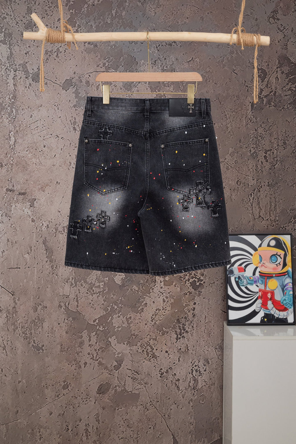 Pantalón Chrome Hearts #498300 CALIDAD ORIGINAL