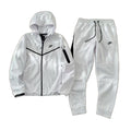 Conjunto Nike Tech Fleece - Blanco