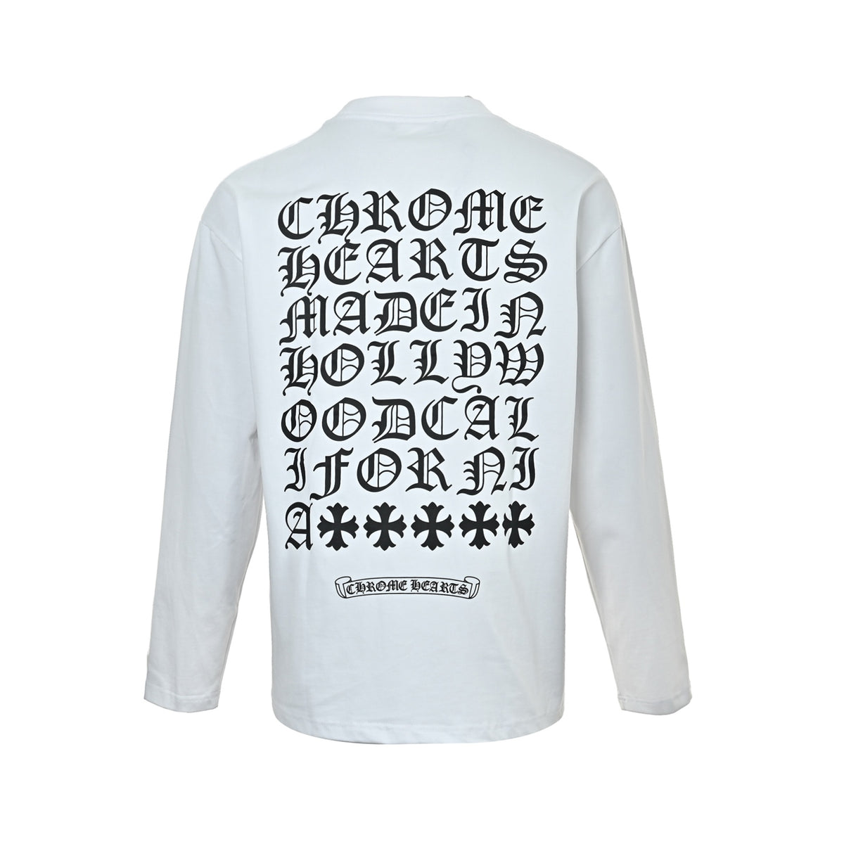 Polera Chrome Hearts Manga Larga Sánscrito - Estilo B CALIDAD ORIGINAL