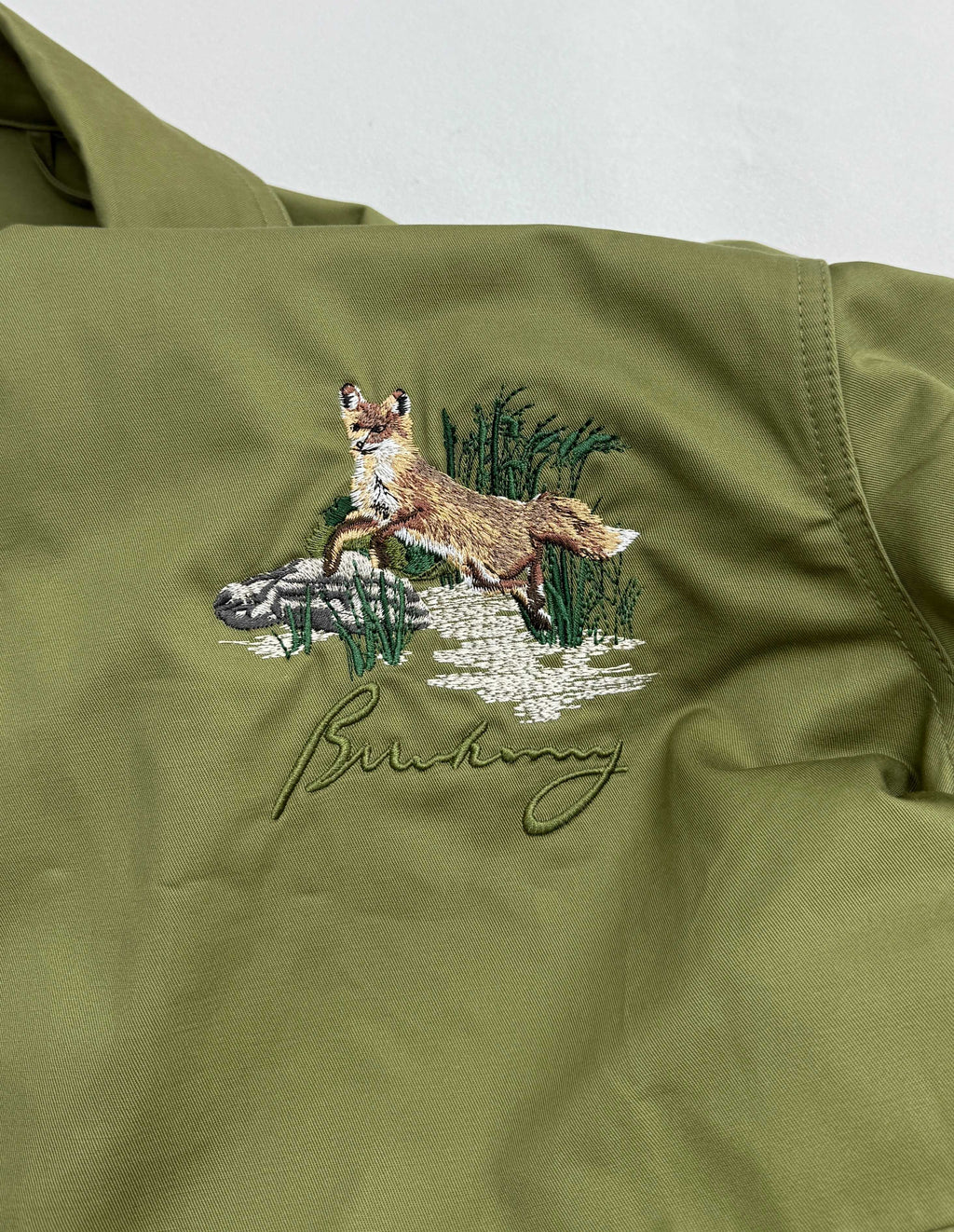 Chaqueta Burberry Animal bordado con bolsillo CALIDAD ORIGINAL