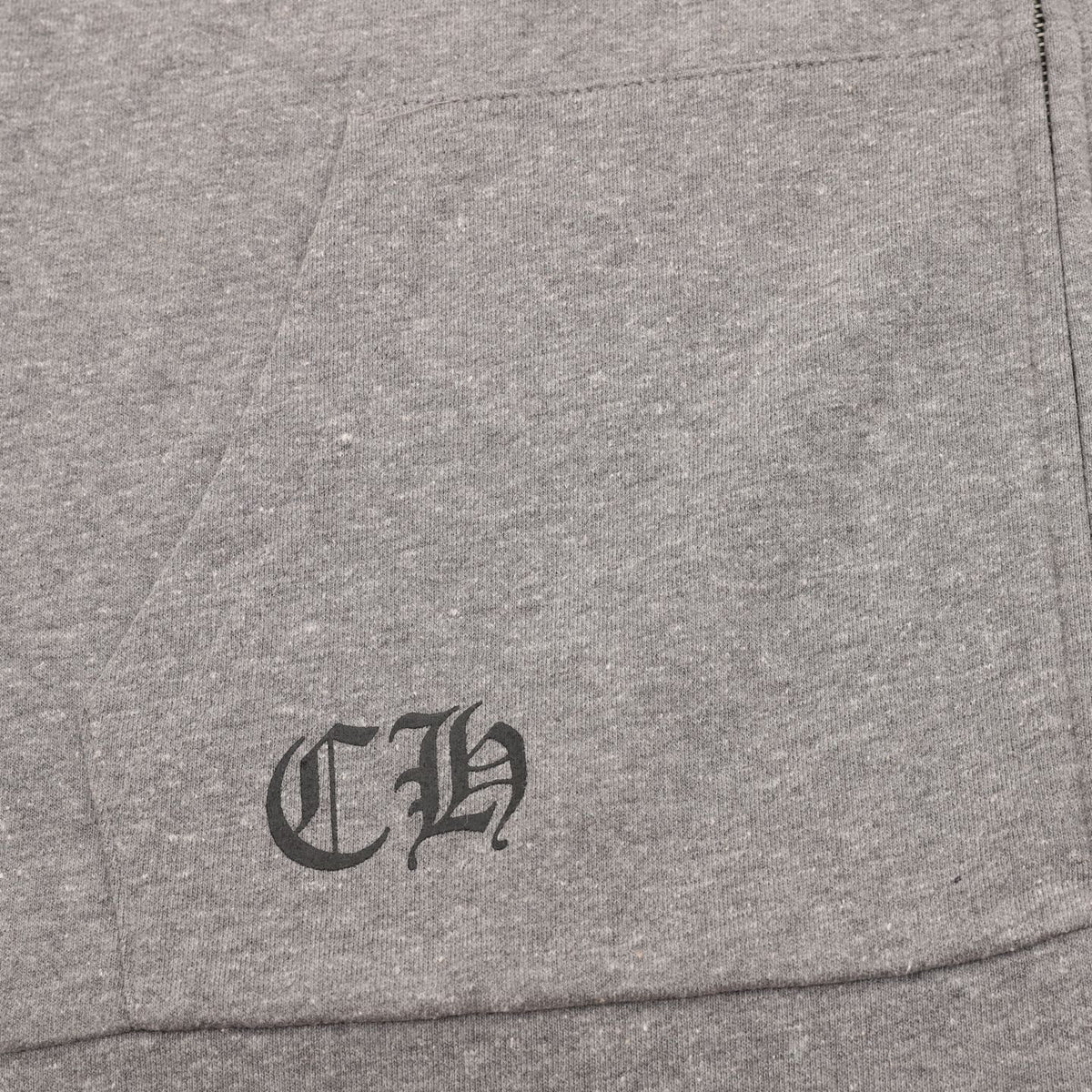 Chaqueta Chrome Hearts negro cruz estampado con capucha chaqueta - gris CALIDAD ORIGINAL