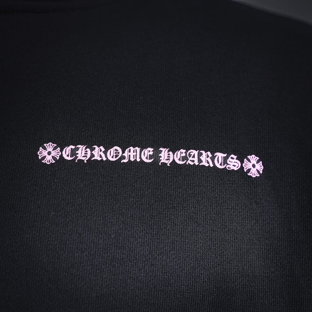 Sudadera Chrome Hearts 25FW rosado sánscrito con capucha - Estilo B CALIDAD ORIGINAL
