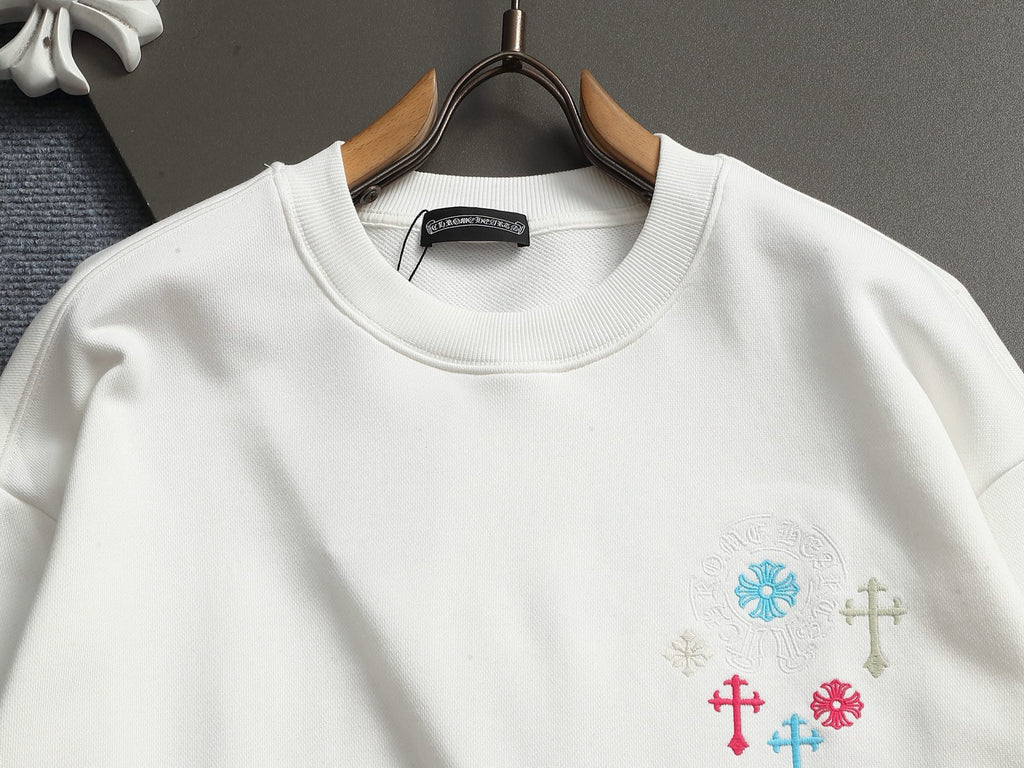 Sudadera Chrome Hearts 2026 cruz bordado verano nuevo Arrival Original Counter American lavado ácido desgastado CALIDAD ORIGINAL