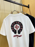 Polera Chrome Hearts 26SS verano nuevo cuello redondo manga corta polera - Estilo E CALIDAD ORIGINAL