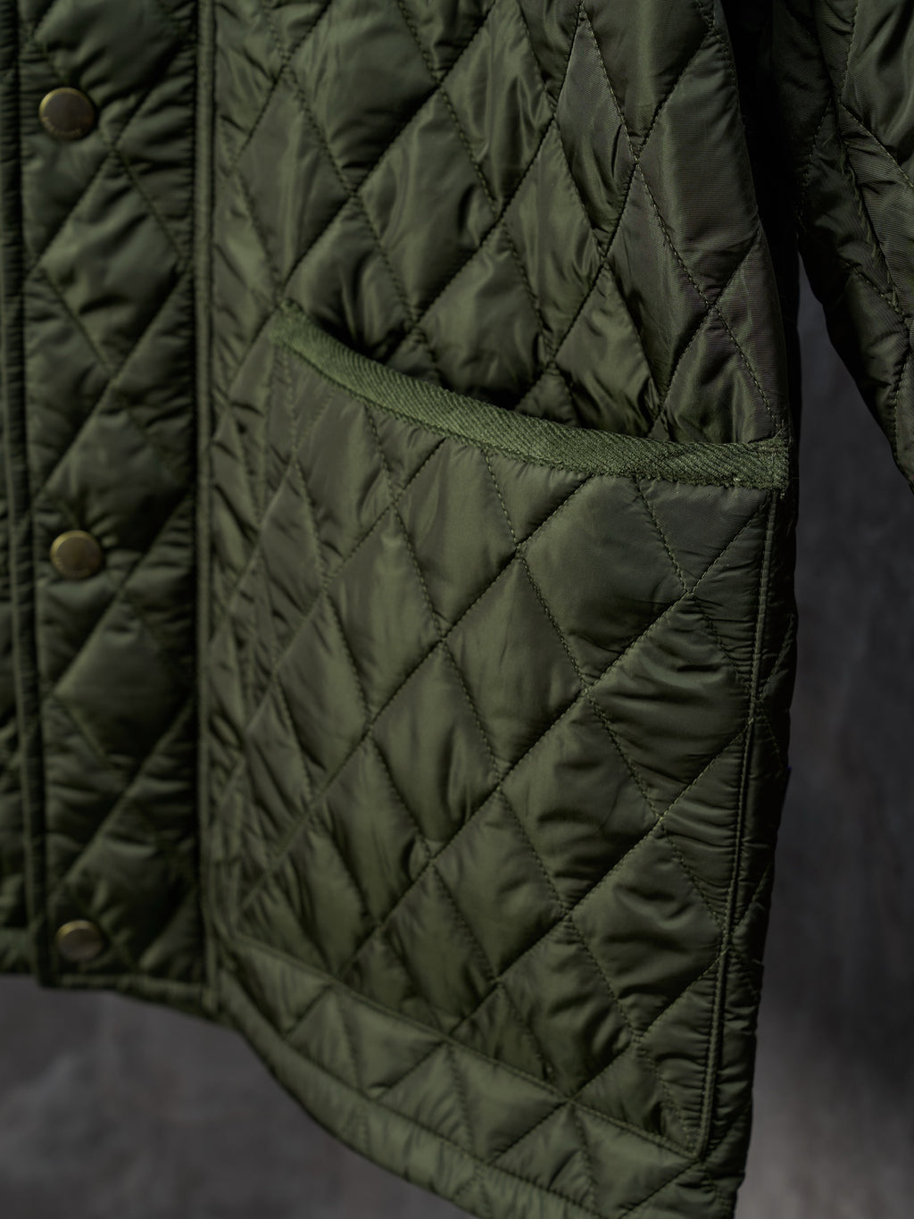 Chaqueta Burberry acolchada Nylon Barn a cuadros con cuello de pana CALIDAD ORIGINAL
