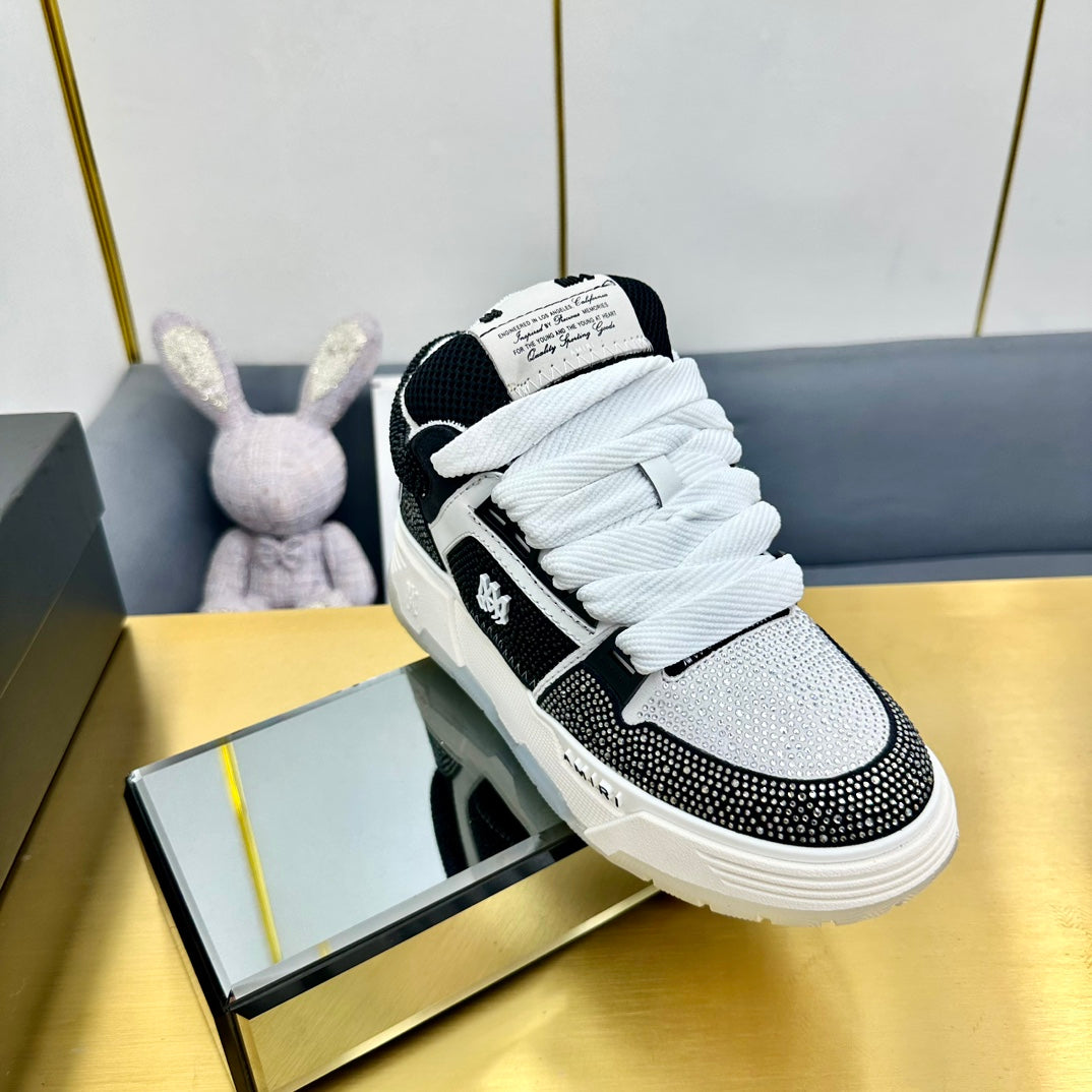 Amiri MA-1 – Negro Blanco Brillante