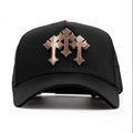 Gorra Chrome Hearts Cruz - Oro Rosa