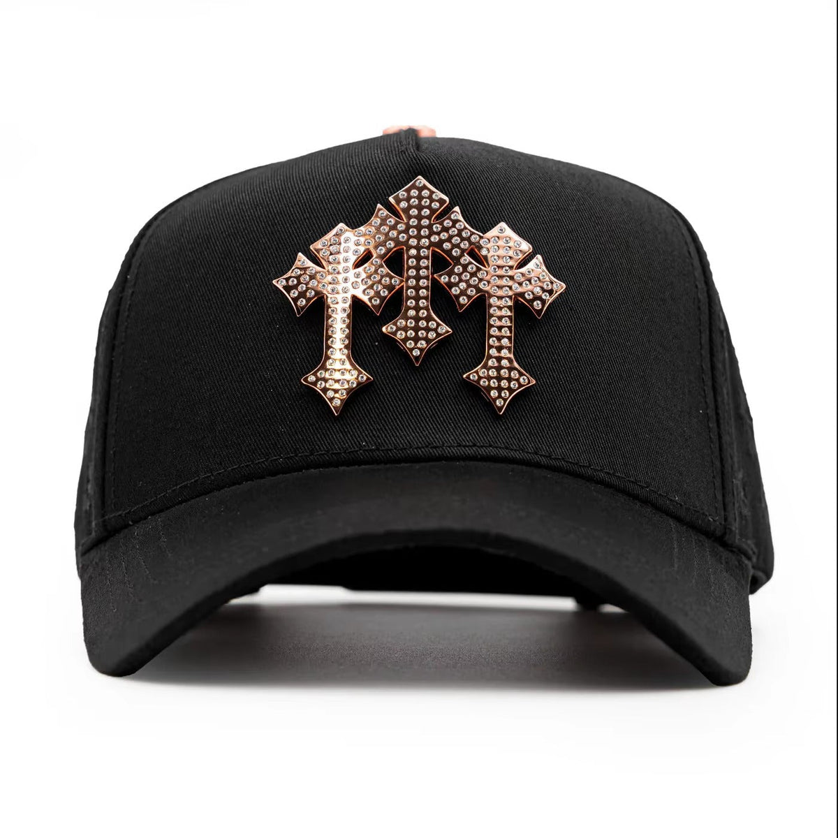 Gorra Chrome Hearts Cruz - Oro Rosa