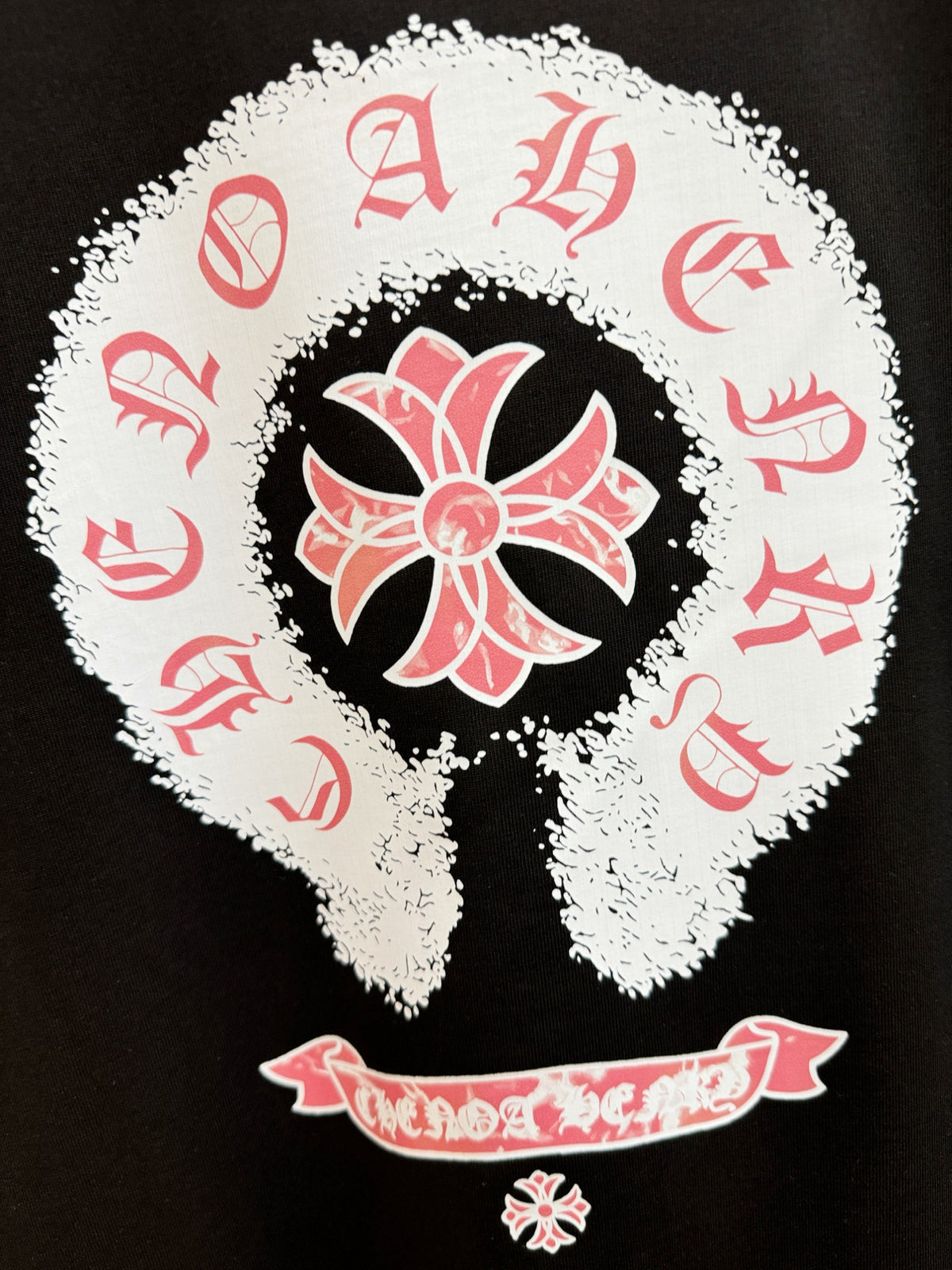 Polera Chrome Hearts 26SS verano nuevo cuello redondo manga corta polera - Estilo F CALIDAD ORIGINAL