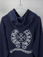 Sudadera Chrome Hearts 2026 nuevo bordado herradura logo Washed y desgastado para pareja sudadera con capucha CALIDAD ORIGINAL
