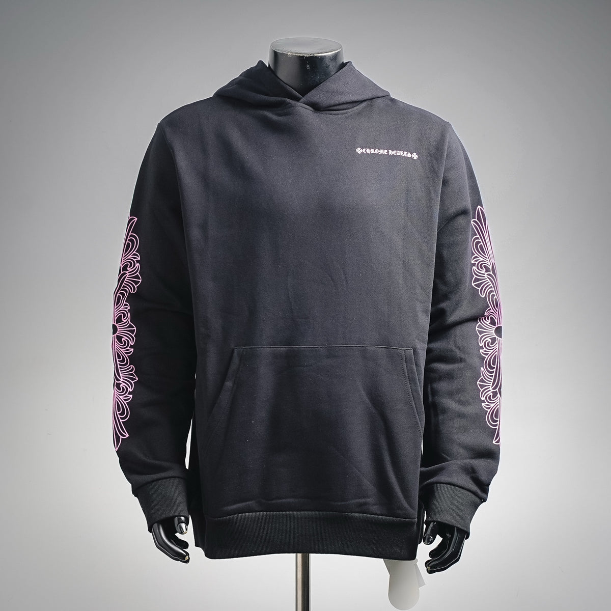 Sudadera Chrome Hearts 25FW rosado sánscrito con capucha - Estilo B CALIDAD ORIGINAL