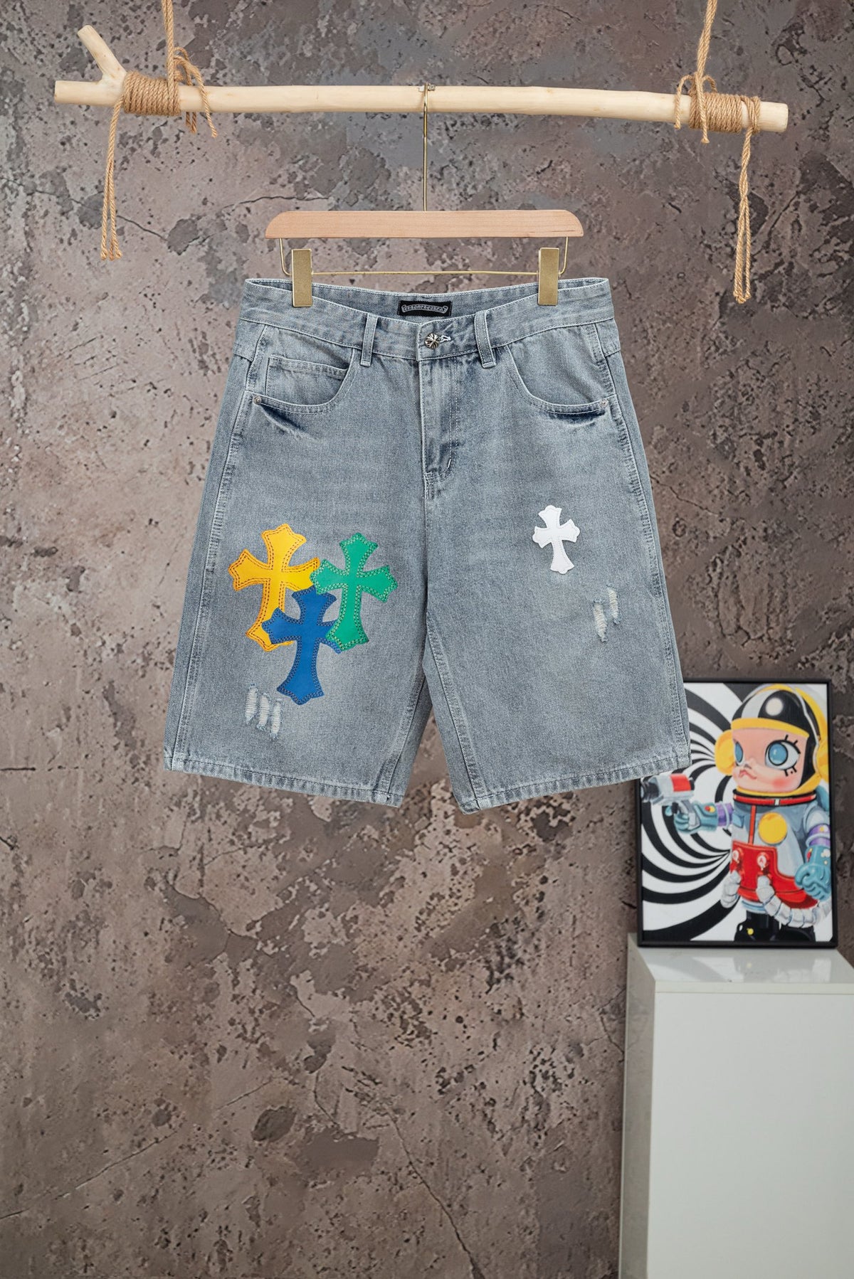 Pantalón Chrome Hearts #498289 CALIDAD ORIGINAL