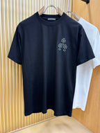 Polera Chrome Hearts 26SS verano nuevo cuello redondo manga corta polera - Estilo F CALIDAD ORIGINAL