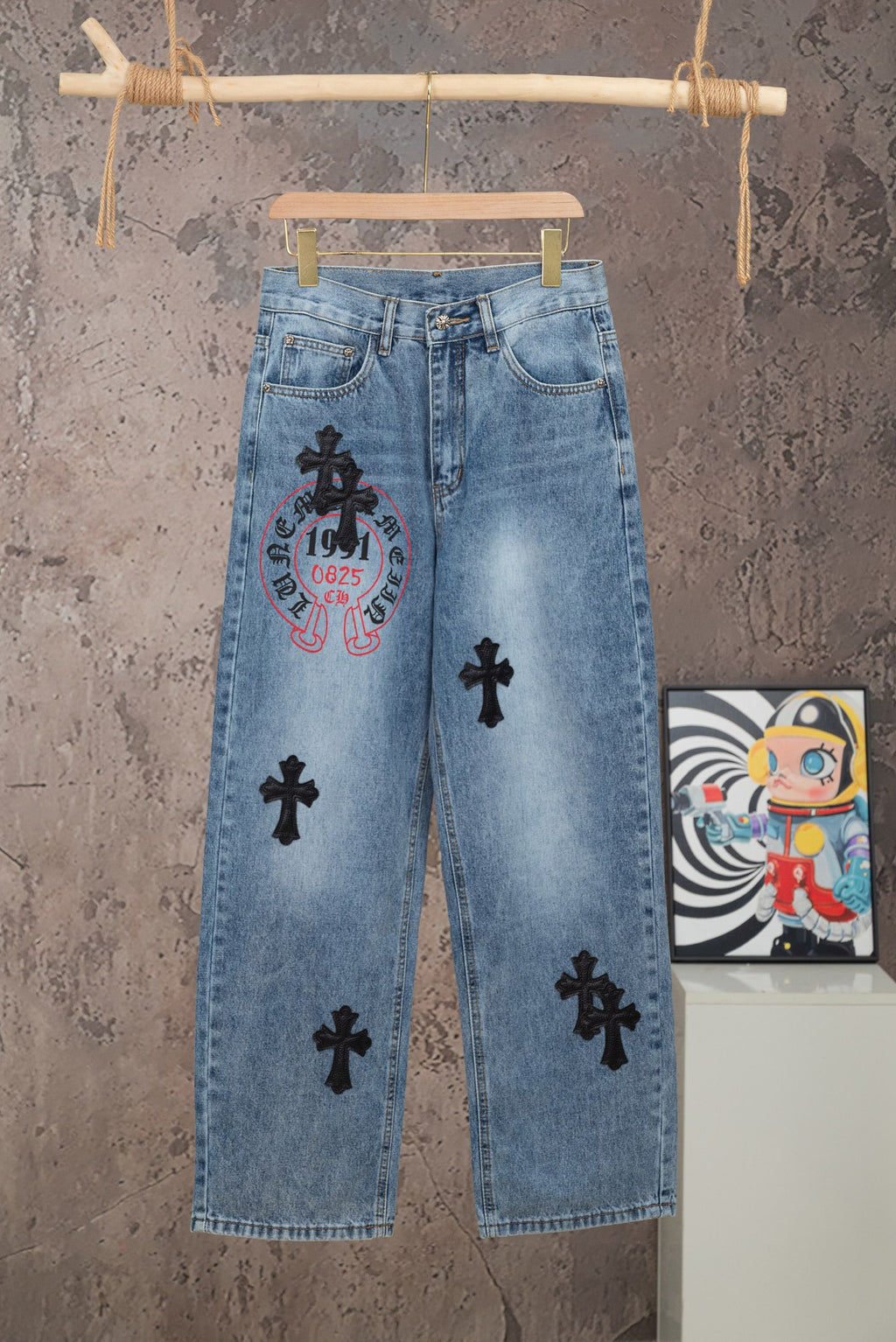 Pantalón Chrome Hearts #498308 CALIDAD ORIGINAL