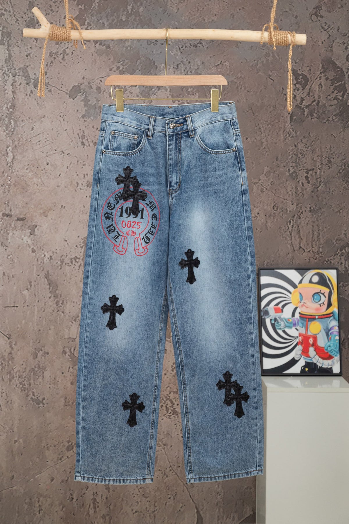 Pantalón Chrome Hearts #498308 CALIDAD ORIGINAL