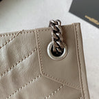 Saint Laurent Niki Shopping Bag – Gris Topo