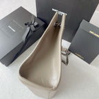 Saint Laurent Niki Shopping Bag – Gris Topo