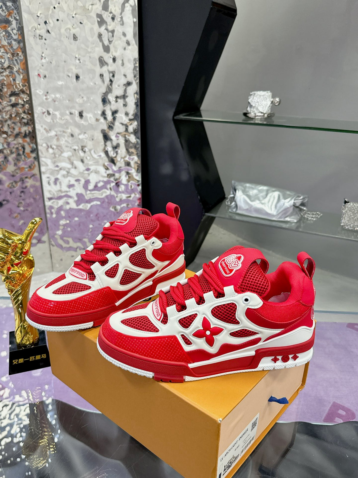 Louis Vuitton LV Skate – Rojo/Blanco