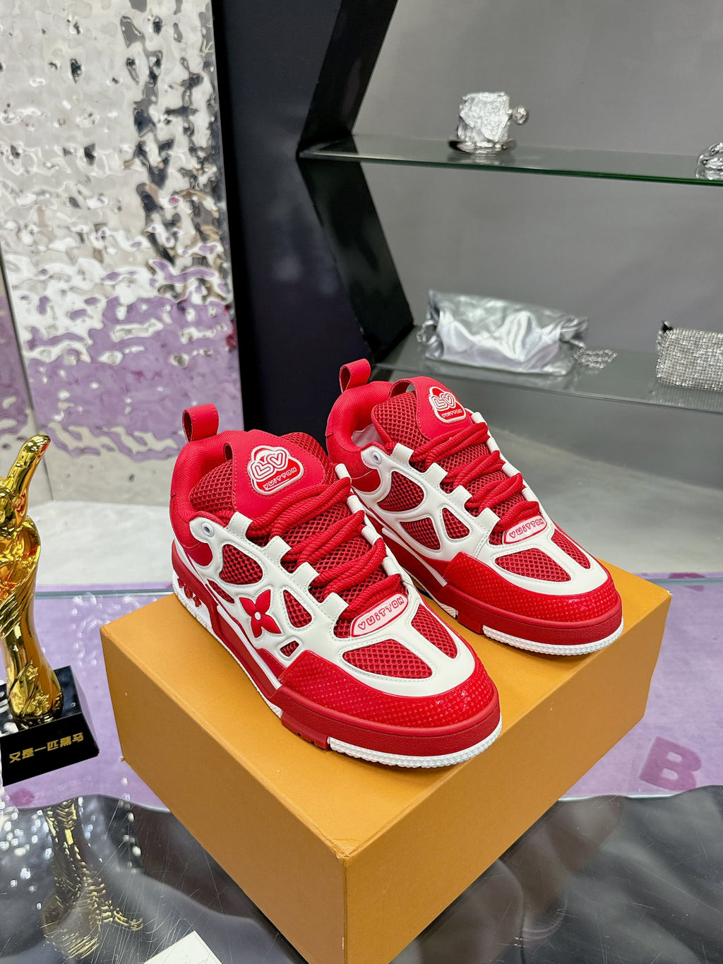 Louis Vuitton LV Skate – Rojo/Blanco