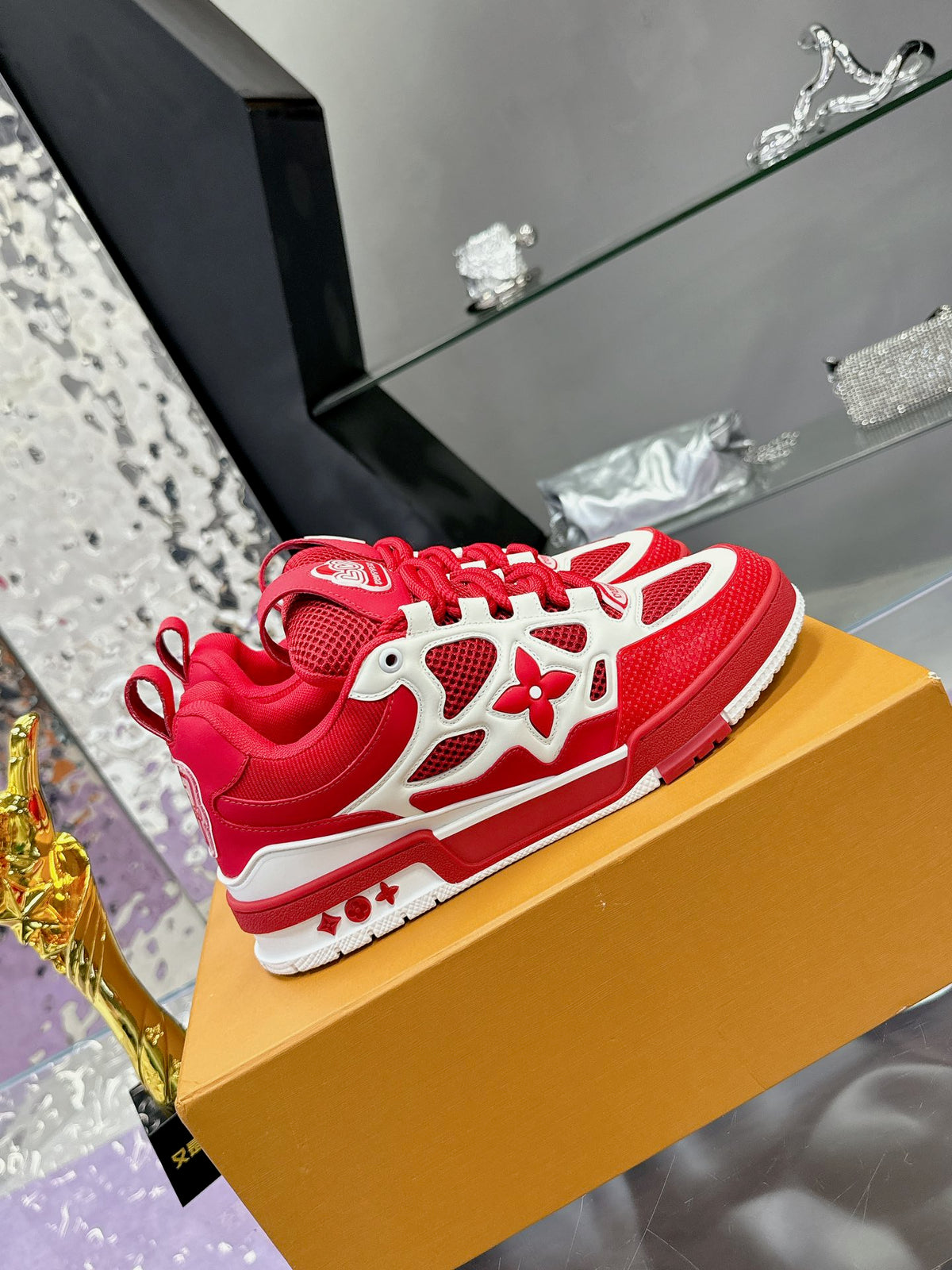 Louis Vuitton LV Skate – Rojo/Blanco