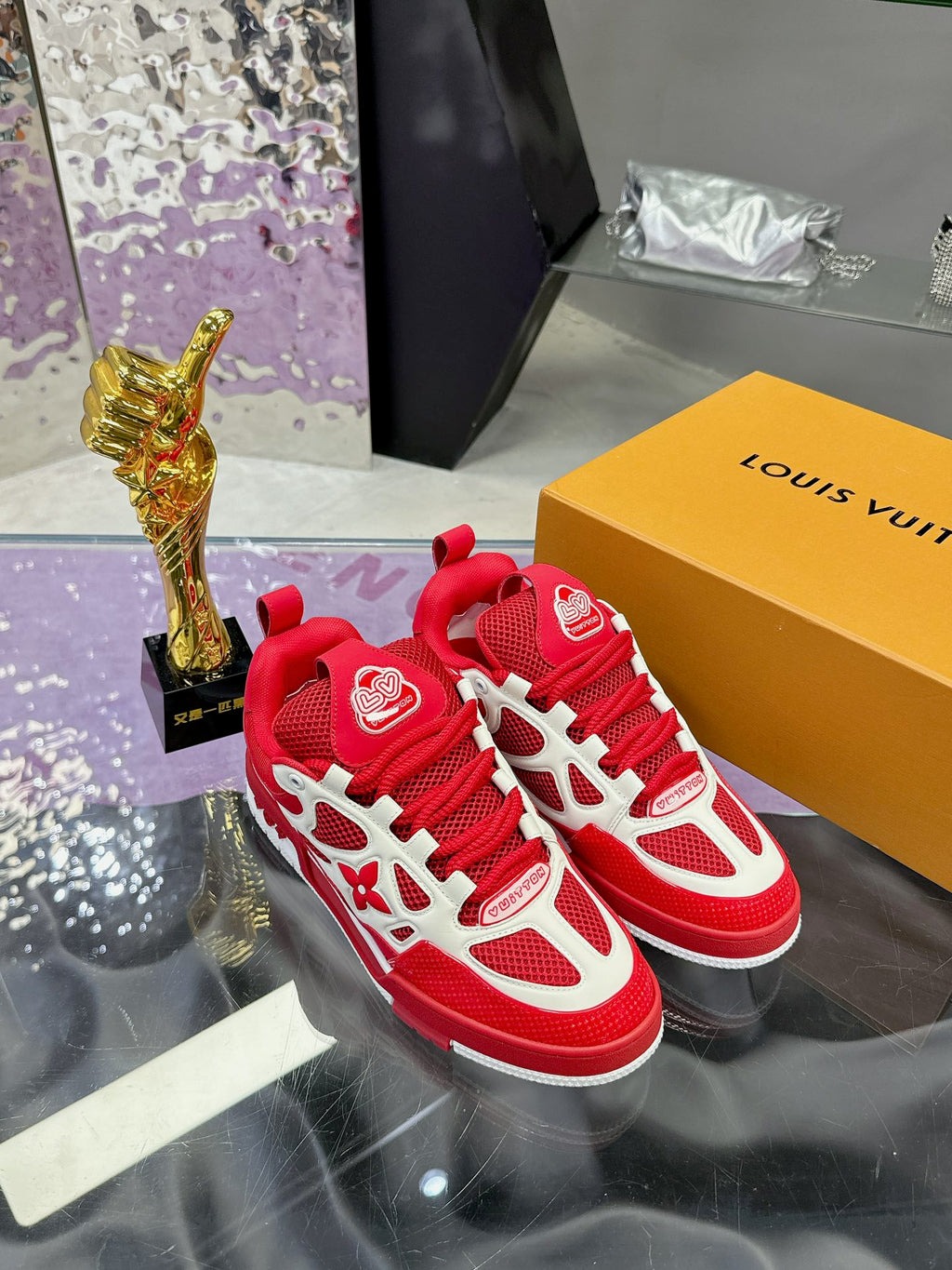 Louis Vuitton LV Skate – Rojo/Blanco